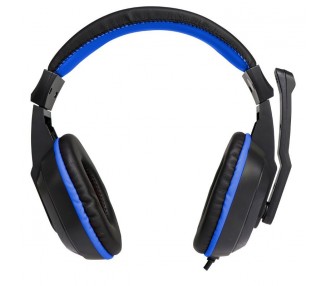 Auriculares Stereo Oficina COOL Dublin con micro (Negro-Azul)