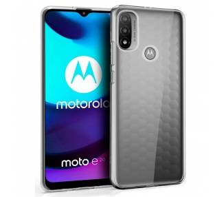 Funda COOL Silicona para Motorola Moto E20 (Transparente)