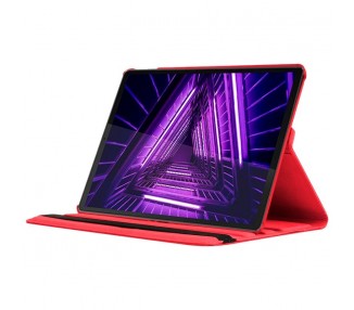 Funda COOL para Lenovo Tab M10 Plus / FHD Plus 2ª Gen / Tab K10 Polipiel Liso Rojo 10.3 pulg