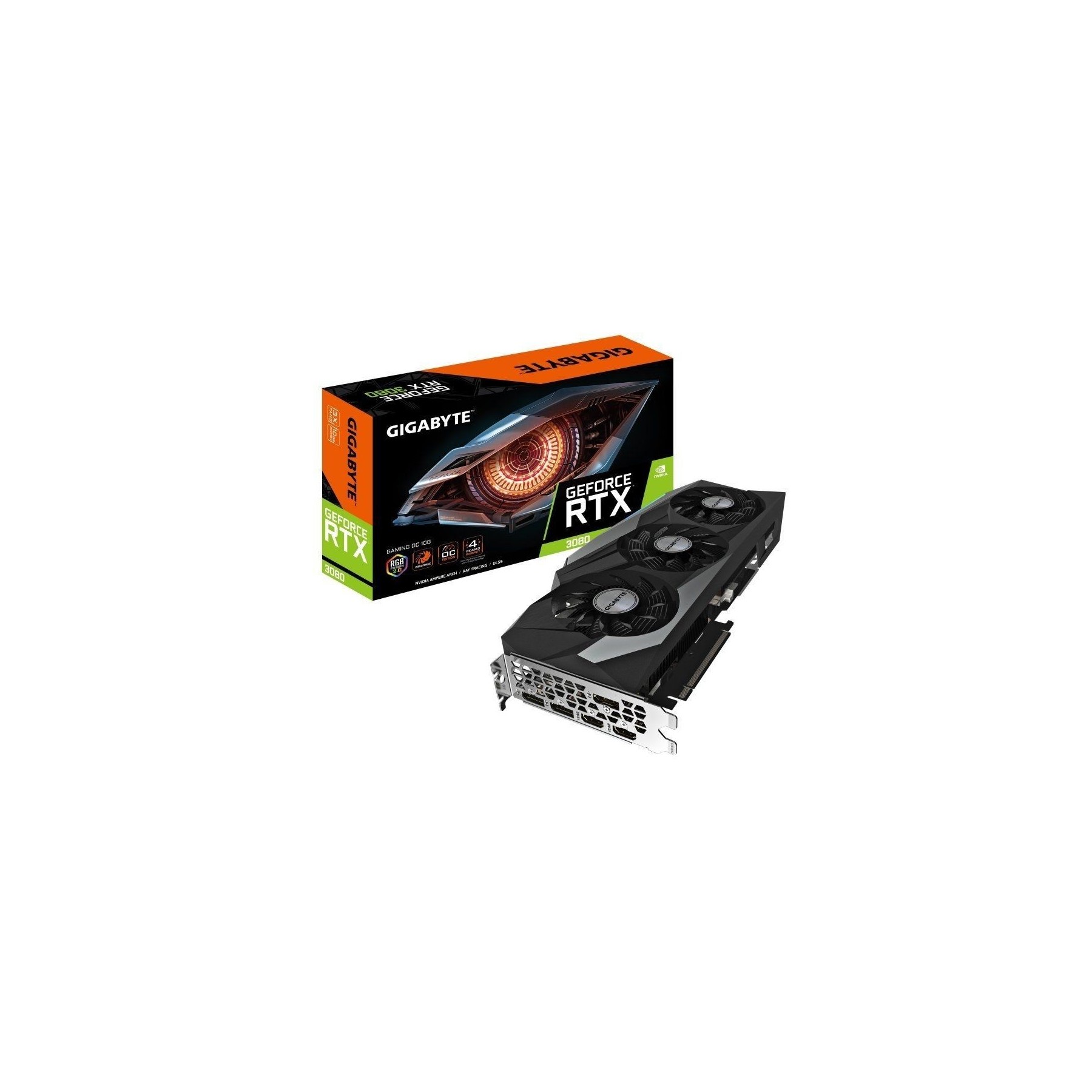 Tarjeta gráfica gigabyte geforce rtx 3080 gaming oc 10g/ 10gb gddr6x