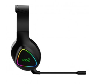 Auriculares Stereo PC / PS4 / PS5 / Xbox Gaming Inalámbricos COOL Leopard 7.1 Negro