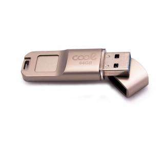 Memoria USB Pen Drive USB x64 GB COOL 3.0 Security (Huella Dactilar)