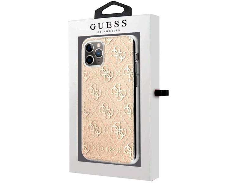 Carcasa COOL Para iPhone 11 Pro Licencia Guess Glitter Dorado