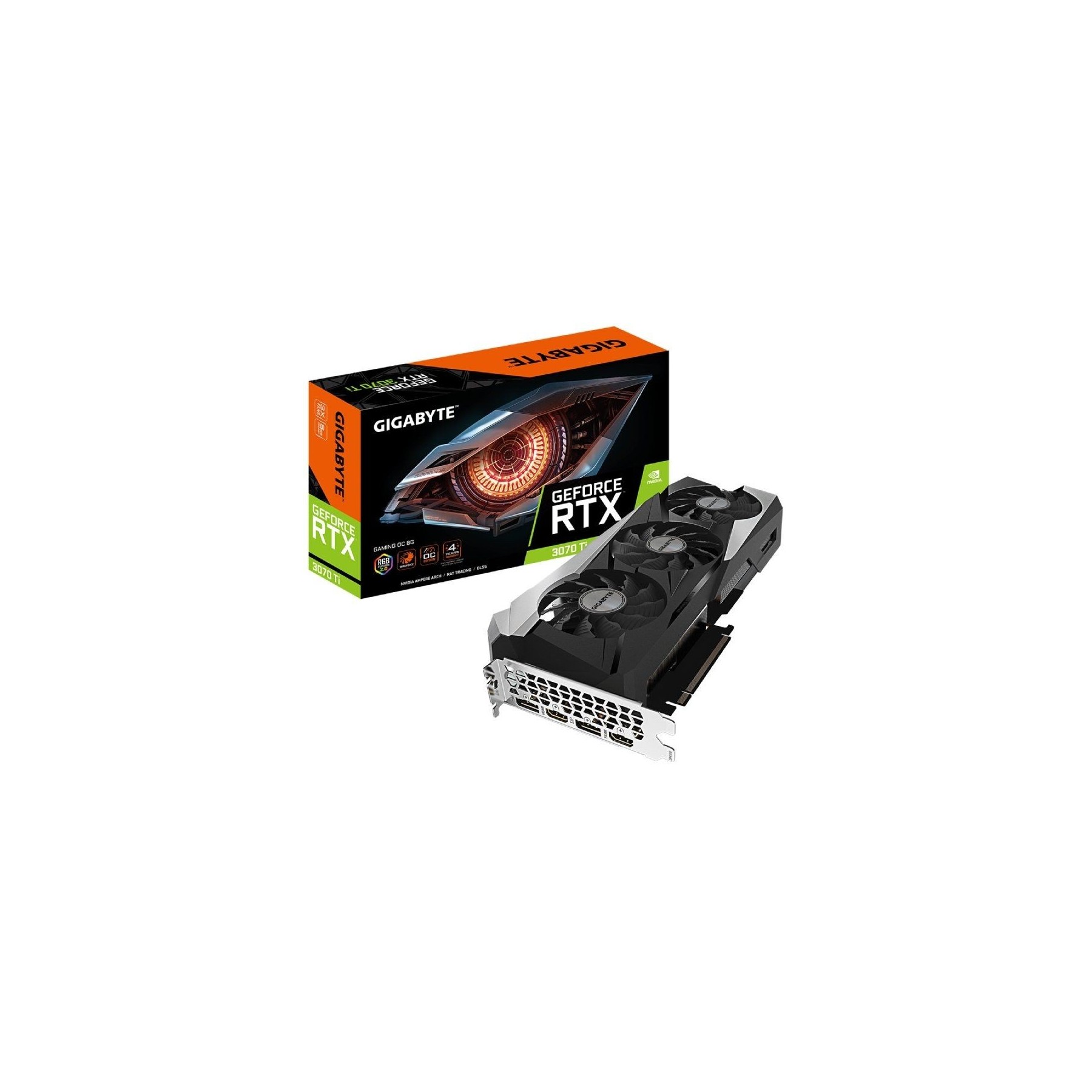 Tarjeta gráfica gigabyte geforce rtx 3070 ti gaming oc 8g/ 8gb gddr6x