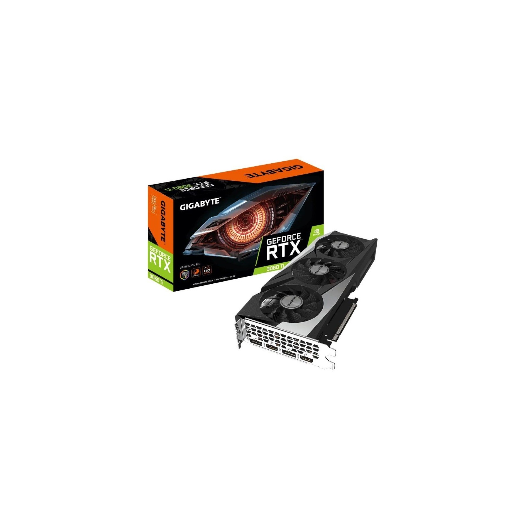 Tarjeta gráfica gigabyte geforce rtx 3060 ti gaming oc 8g/ 8gb gddr6