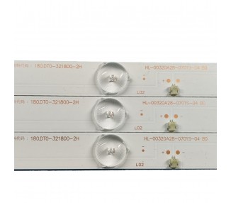 Kit Reparacion Retroiluminacion Tiras de Led para TV 303CX320035 ZDCX32D10-ZC21F-01 C22/D/125-130-3 CX315M09 CX315DLEDM