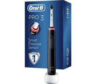Cepillo dental braun oral-b pro 3 3000 pure clean/ negro