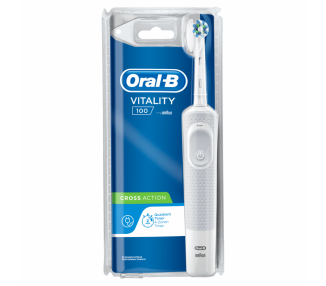 Cepillo dental braun oral-b vitality 100 crossaction/ blanco