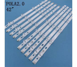 Tira de LED para TV para LG 42 Row2.1 42LN5400 42LN5300 LC420DUE 6916L-1385A
