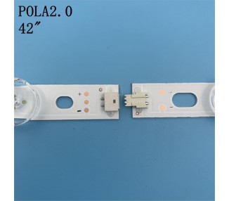 Tira de LED para TV para LG 42 Row2.1 42LN5400 42LN5300 LC420DUE 6916L-1385A