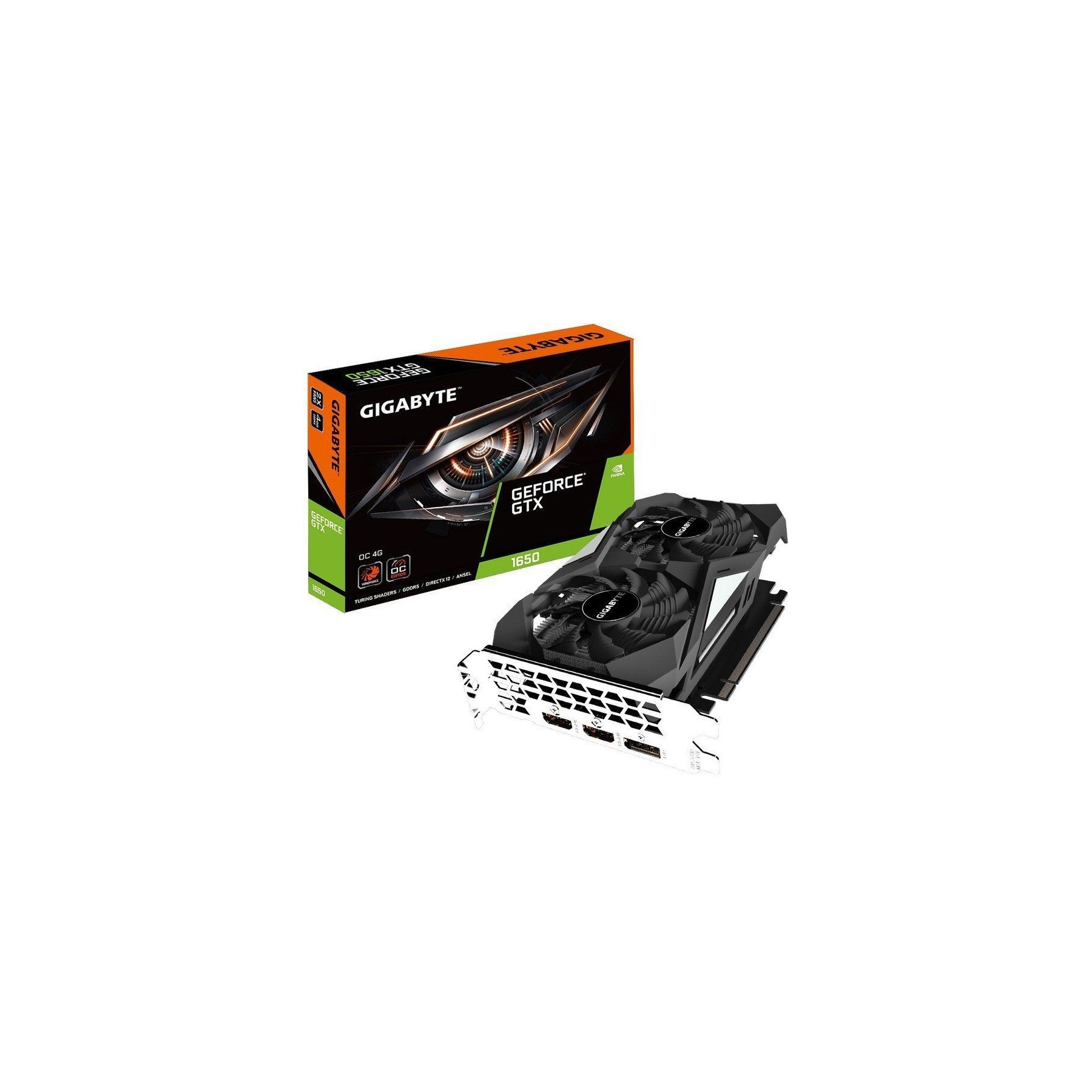 Tarjeta gráfica gigabyte geforce gtx 1650 d6 oc 4g/ 4gb gddr5