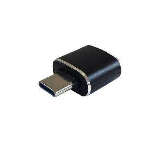 Adaptador USB OTG Tipo C, USB A, 3.1, Gen 2, AISENS Negro