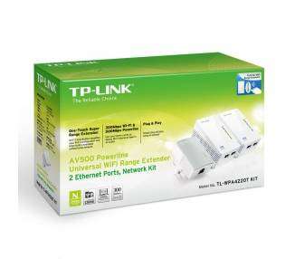 ADAPTADOR PLC TP-LINK AV500 TL-WPA4220T KIT 3UDS