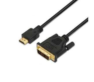 Cable DVI Macho a HDMI Macho 1.8M Negro