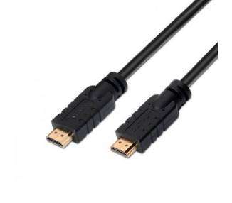 Cable con Repetidor HDMI Macho a HDMI Macho 15M Negro