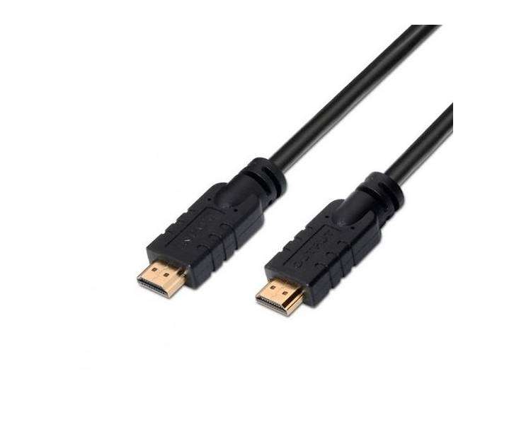 Cable con Repetidor HDMI Macho a HDMI Macho 15M Negro