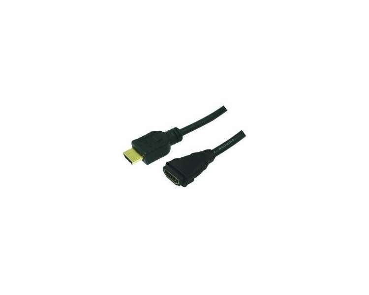 CABLE HDMI-M A HDMI-H EXTENSOR 5M LOGILINK +ETHERN