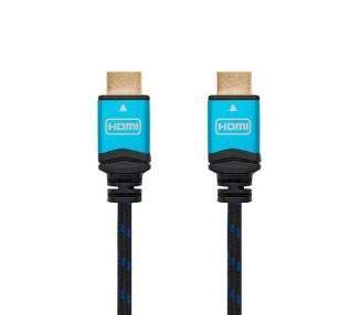 Cable HDMI (A) a HDMI (A) 4K 2M Nanocable Negro