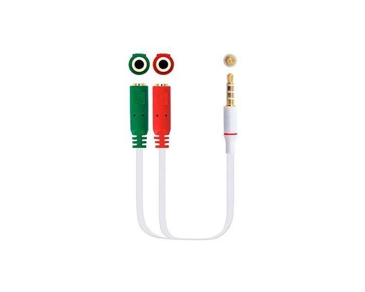 CABLE AUDIO 1XJACK-3.5 A 2XJACK-3.5 0.2M NANOCABLE