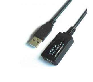 CABLE EXTENSOR USB(A) 2.0 A USB(A) 2.0 AISENS 10M NEGRO