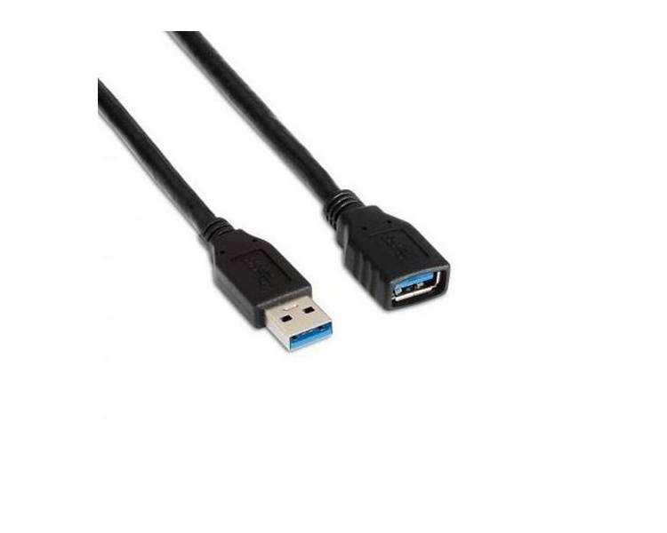 CABLE EXTENSOR USB(A) 3.0 A USB(A) 3.0 AISENS 1M NEGRO