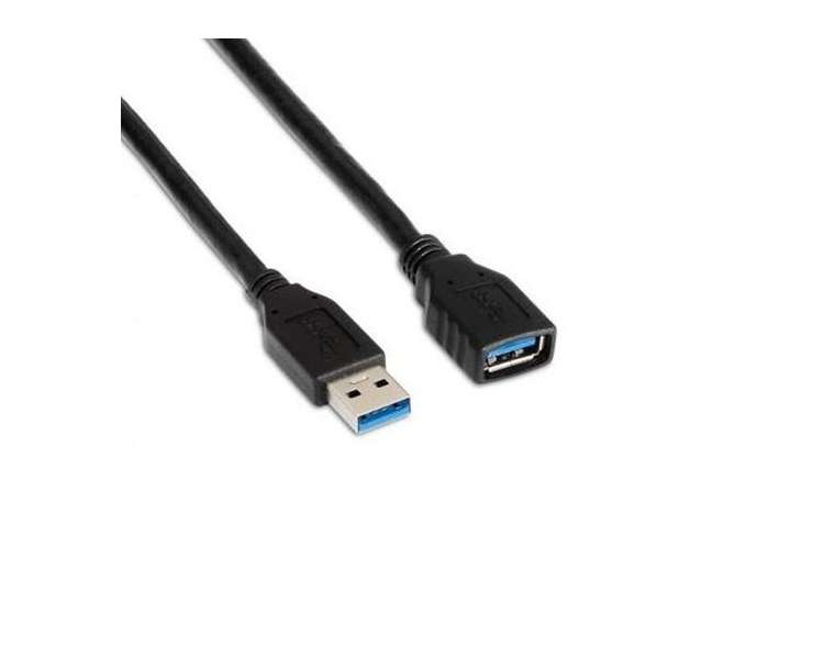 CABLE EXTENSOR USB(A) 3.0 A USB(A) 3.0 AISENS 2M NEGRO