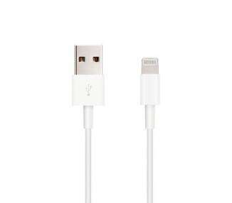 CABLE LIGHTNING A USB(A) 2.0 NANOCABLE 1M BLANCO