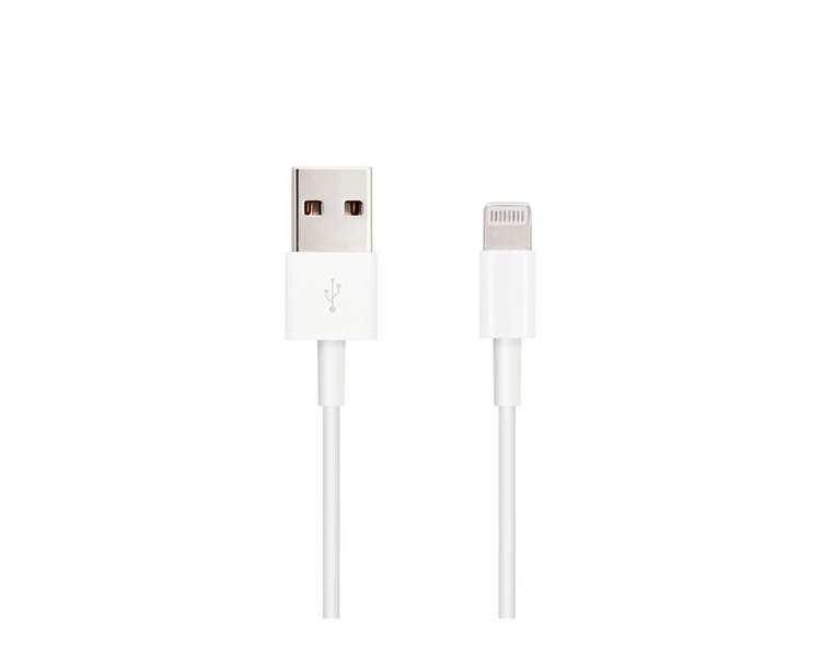CABLE LIGHTNING A USB(A) 2.0 NANOCABLE 2M BLANCO