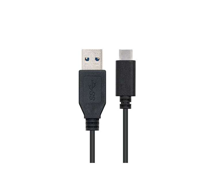 CABLE USB(A) 3.1 A USB(C) 3.1 NANOCABLE 1M NEGRO