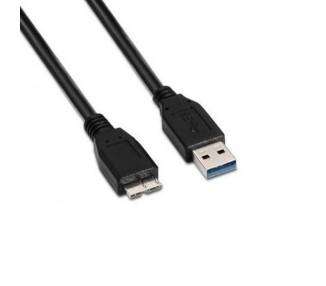 CABLE USB(A) 3.0 A MICRO USB(B) 3.0 AISENS 2M NEGRO