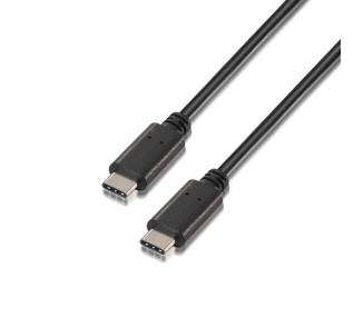 CABLE USB(C) 2.0 A USB(C) 2.0 AISENS 0.5M NEGRO