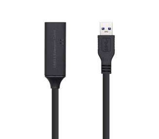 CABLE USB(A)3.0 A USB(A)3.0 +AMP+ ALIM. AISENS 10M NEGRO