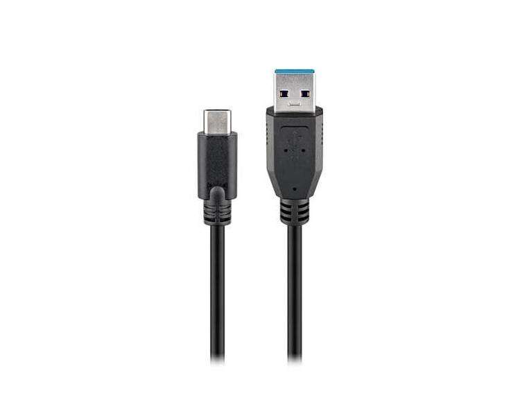 CABLE USB(A) 3.0 A USB(C) 3.0 GOOBAY 3M NEGRO