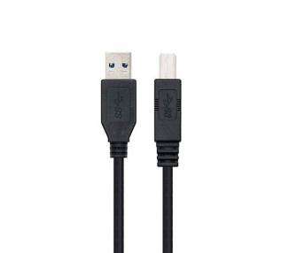 CABLE USB(A) 3.0 A USB(B) 3.0 NANOCABLE 2M NEGRO