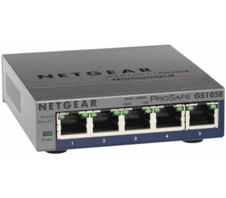 HUB SWITCH 5 PTOS NETGEAR 10/100/1000 GS105E