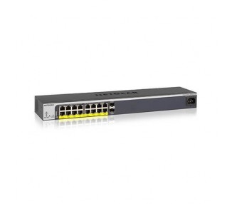 HUB SWITCH 16 Puertos PROSAFE NETGEAR GS418TPP-100EUS