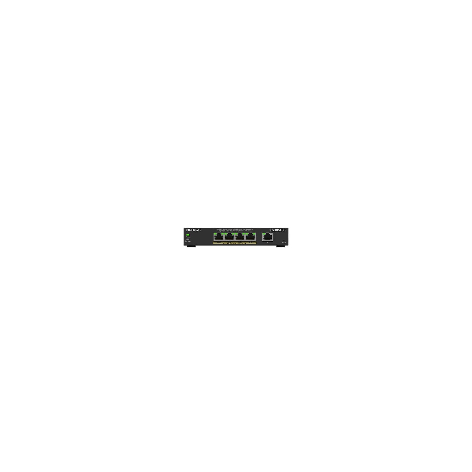 HUB SWITCH 5 Puertos NETGEAR GS305EPP-100PES