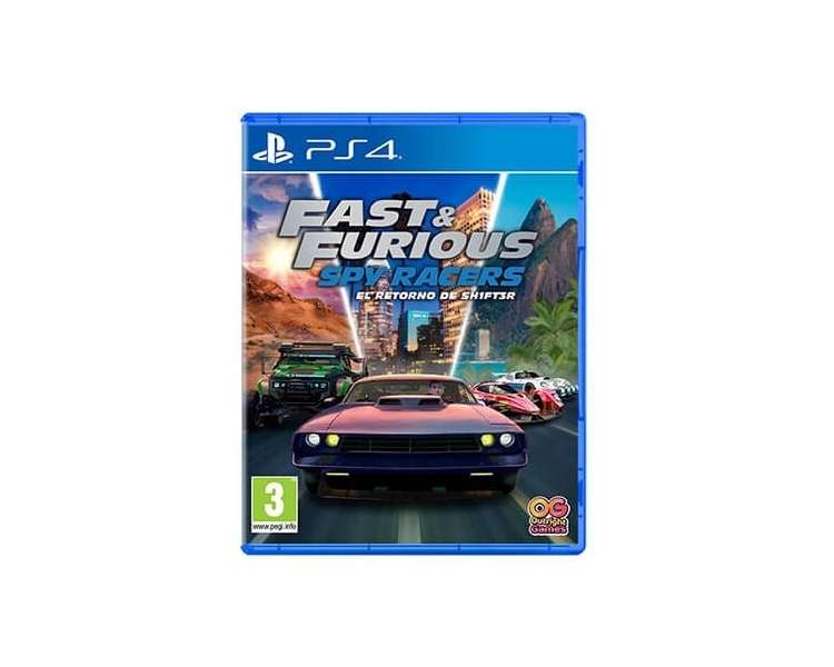 FAST FURIOUS SPY RACERS, Juego para Consola Sony PlayStation 4 , PS4, PAL ESPAÑA