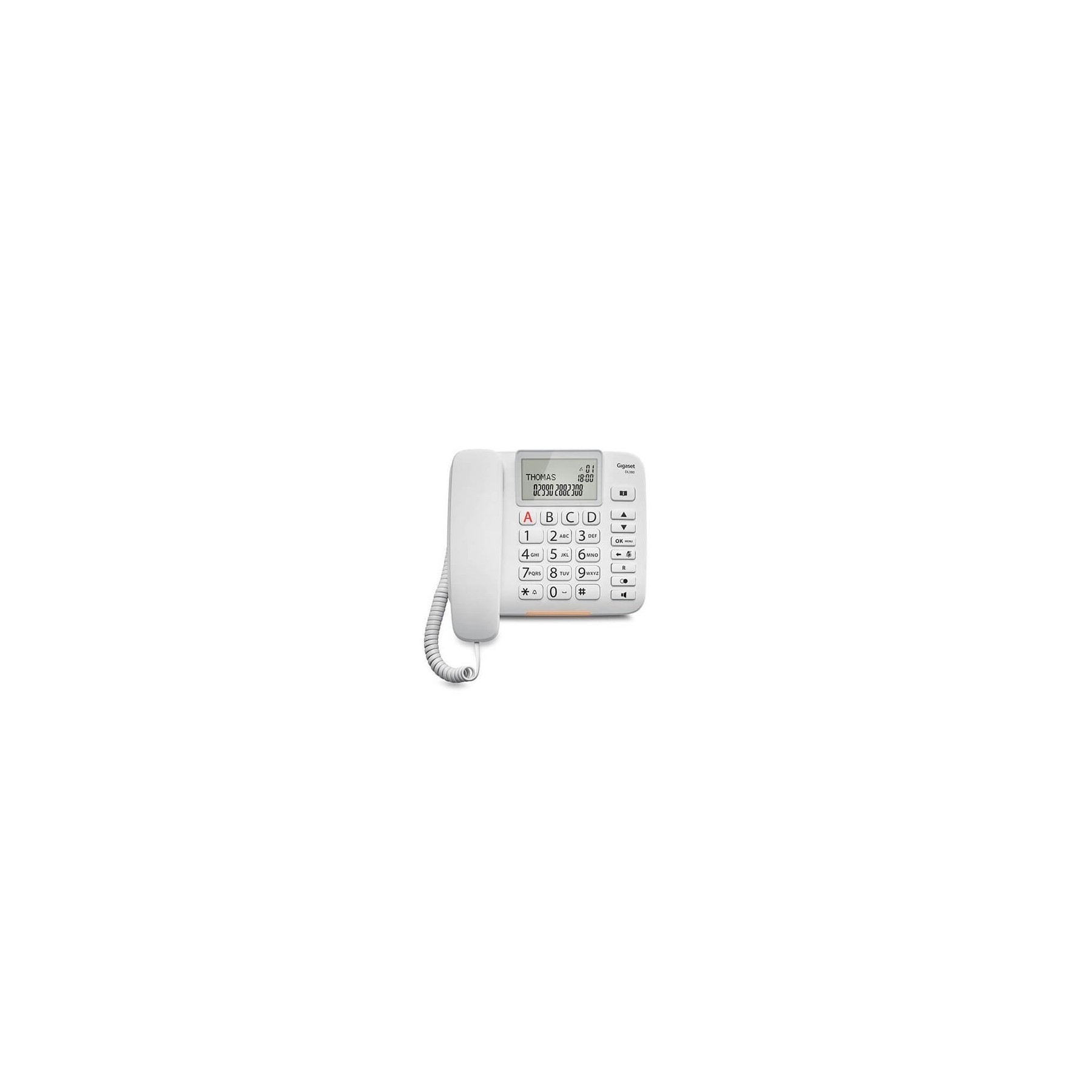 TELEFONO FIJO GIGASET DL380 BLANCO