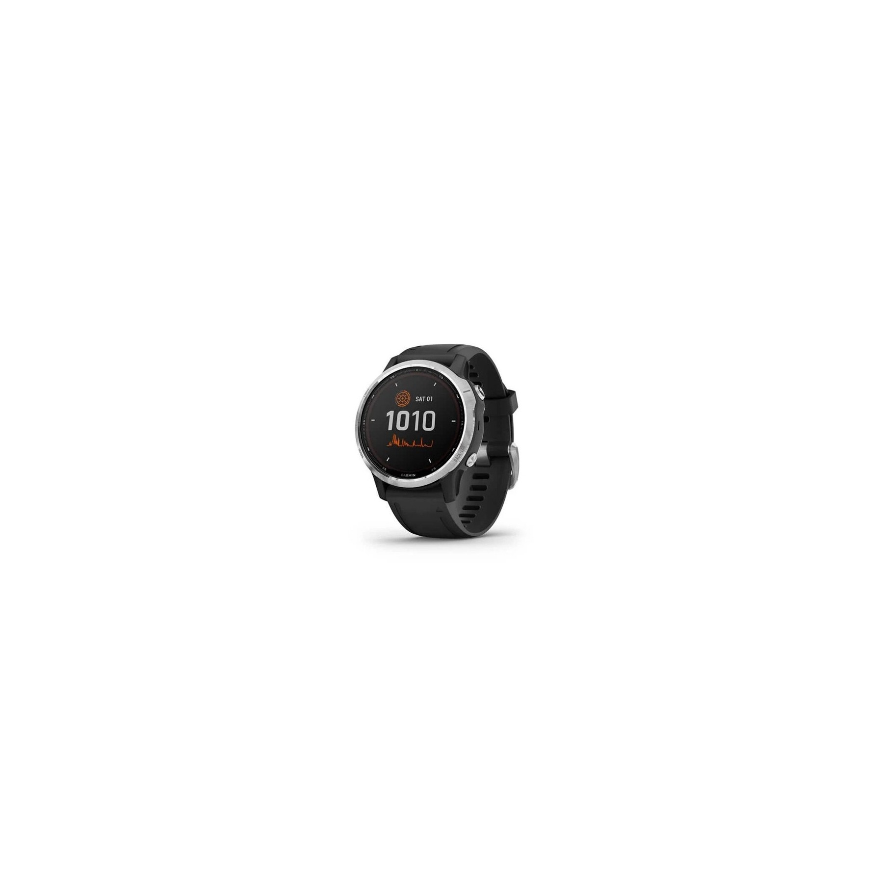 SMARTWATCH GARMIN GPS FENIX 6S SOLAR PLATA NEGRO