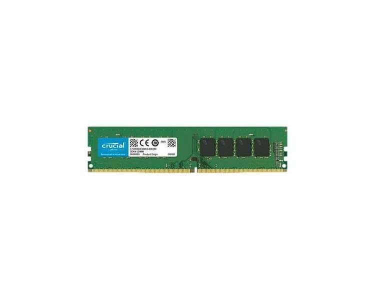 MODULO MEMORIA RAM DDR4 8GB 3200MHz CRUCIAL