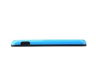 Funda Bumper Slim Para Lg Google Nexus 4 Tpu + Silicona Color Azul