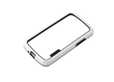 Funda BUMPER Slim para Lg Google Nexus 4 TPU + SILICONA color blanco blanca ARREGLATELO - 1