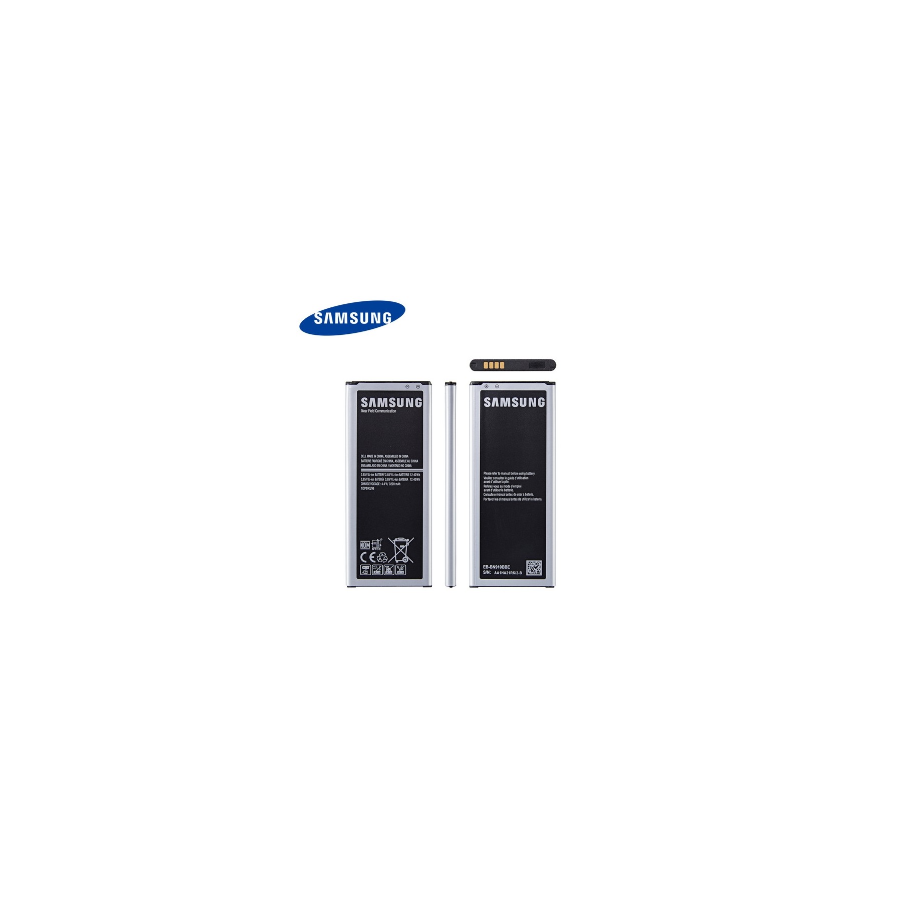 Bateria Original Para Samsung Galaxy Note 4 Iv Eb-Bn910Bbk - Reacondicionada