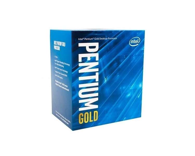 PROCESADOR INTEL 1200 PENTIUM GOLD G6405 2X4.1GHZ/4MB BOX