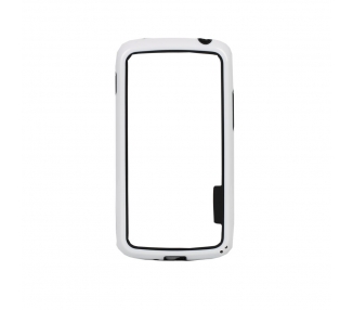Funda BUMPER Slim para Lg Google Nexus 4 TPU + SILICONA color blanco blanca ARREGLATELO - 2