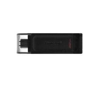 Memoria USB Pen Drive 32GB USB-C 3.2  KINGSTON DT70 NEGRO