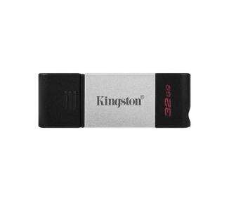 PENDRIVE 32GB USB-C 3.2  KINGSTON DT80 PLATA