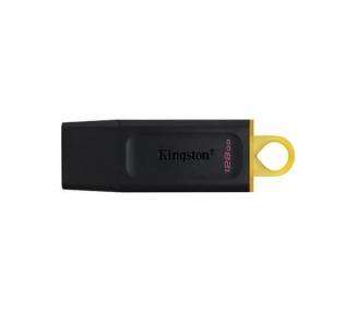 Memoria USB Pen Drive 128GB USB 3.2 KINGSTON DT EXODIA NEGRO/AMARILLO
