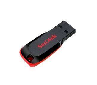 Memoria USB Pen Drive 128GB USB2.0 SANDISK CRUCER BLADE NEGRO